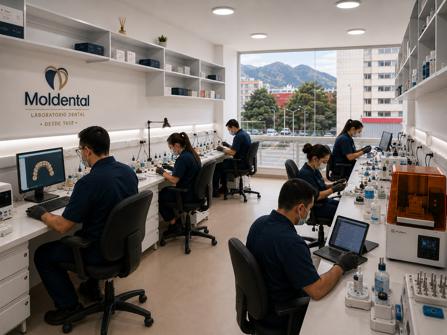 Equipo técnico de Moldental